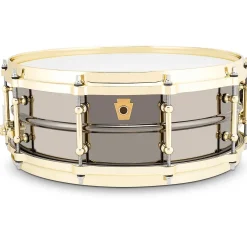 Ludwig Black Beauty Brass on Brass Snare Drum Brass 14 x 5 in.
