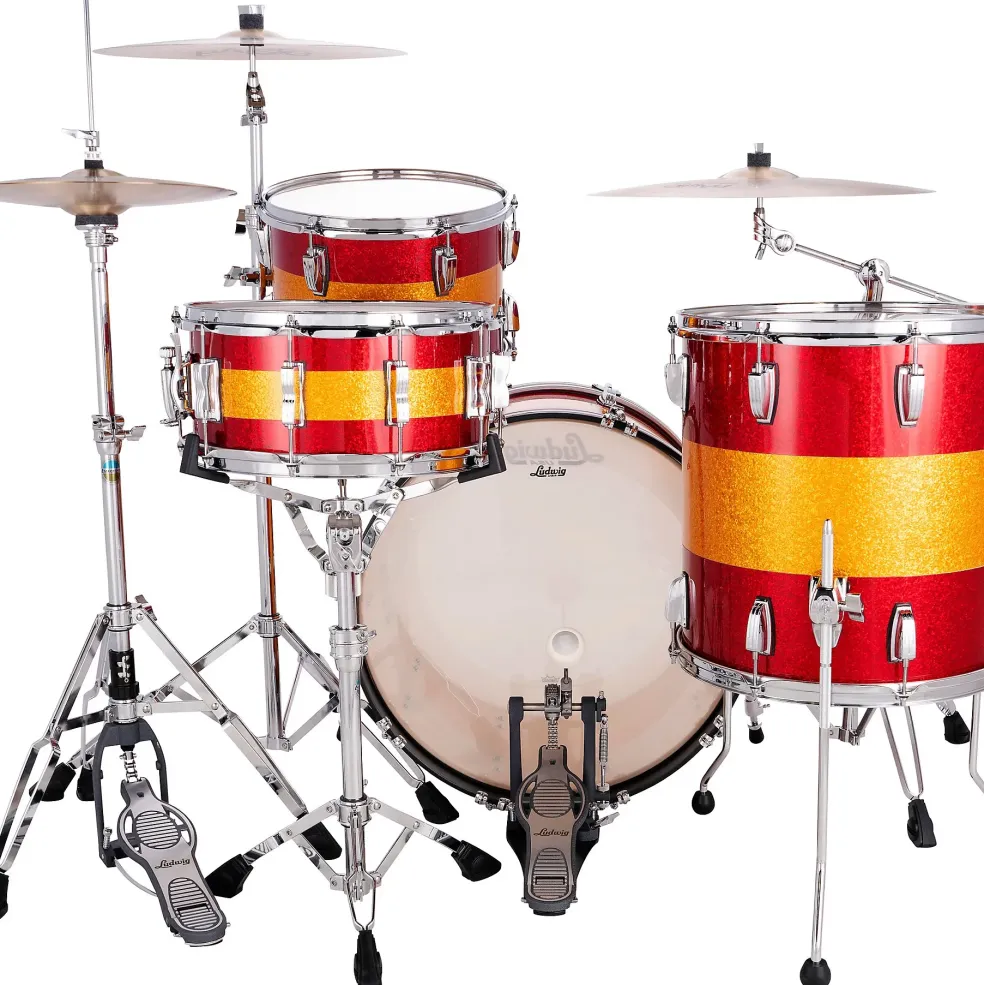Ludwig Classic Maple 3-Piece Jazzette Shell Pack With 18" Bass Drum Burgundy Pearl