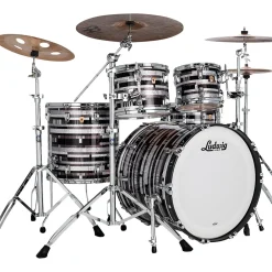 Ludwig Classic Maple 4-Piece Mod Shell Pack With 22" Bass Drum Digital Sparkle