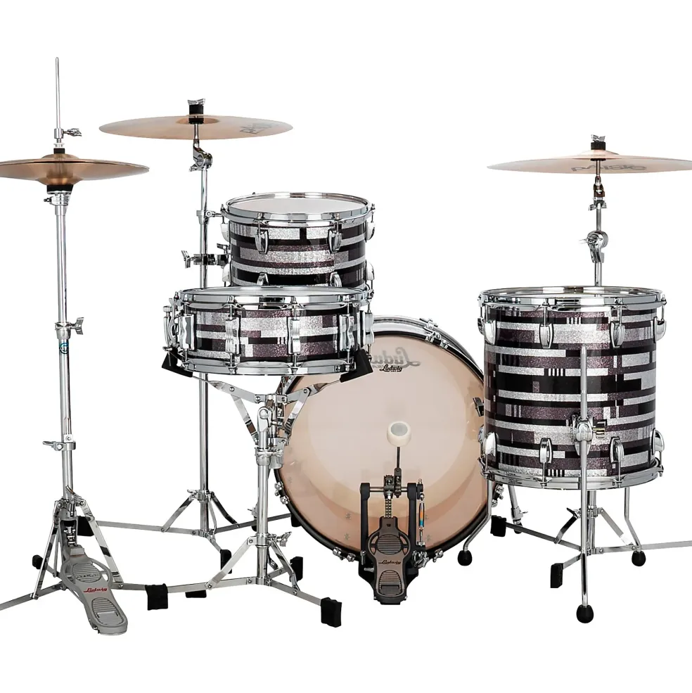 Ludwig Classic Maple 3-Piece Fab Shell Pack Pink Oyster