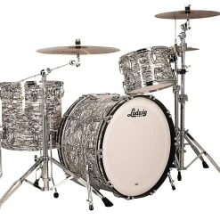 Ludwig Classic Maple 3-Piece Pro Beat Shell Pack With 24" Bass Drum, White Abalone