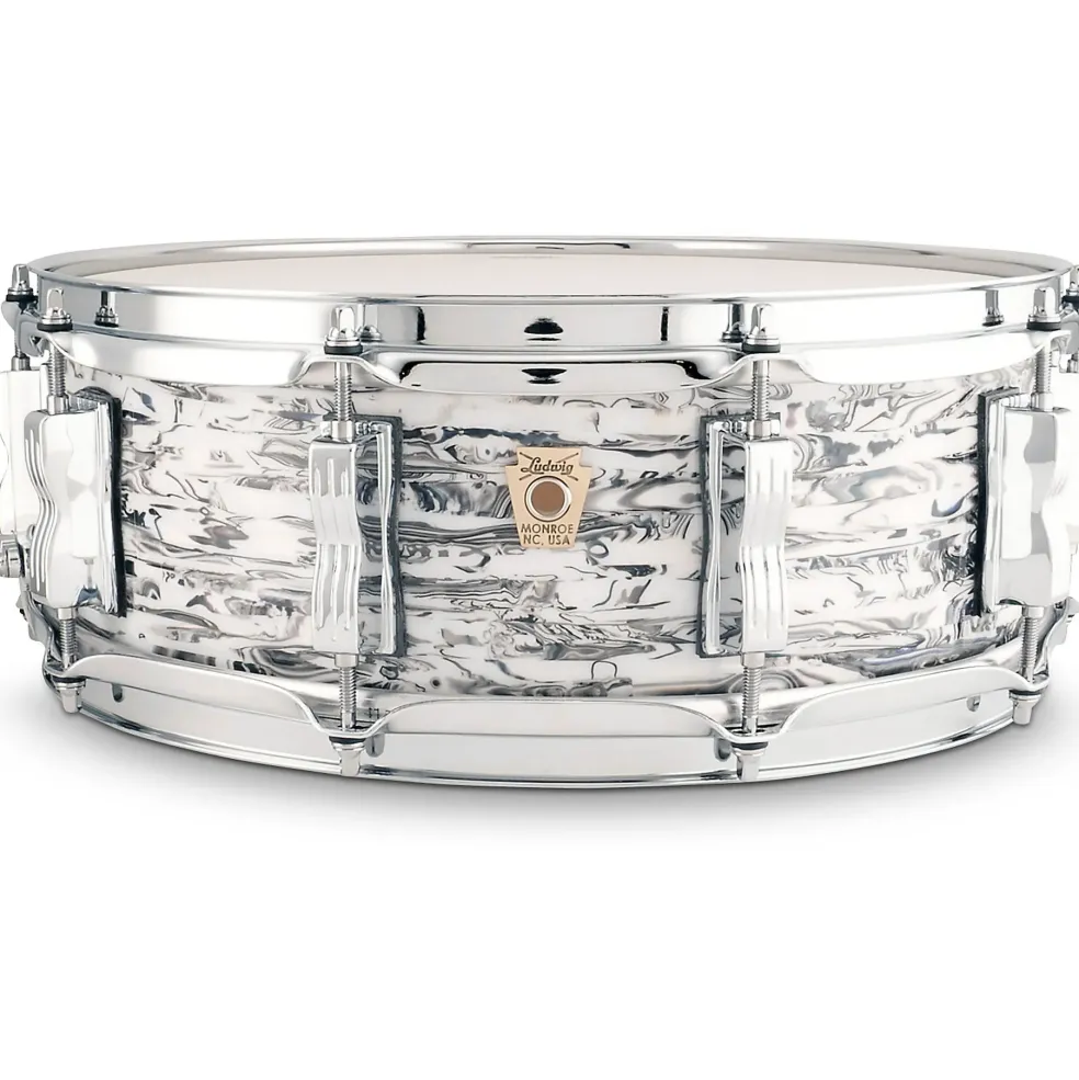 Ludwig Classic Maple Snare Drum - White Abalone 14 x 5 in.