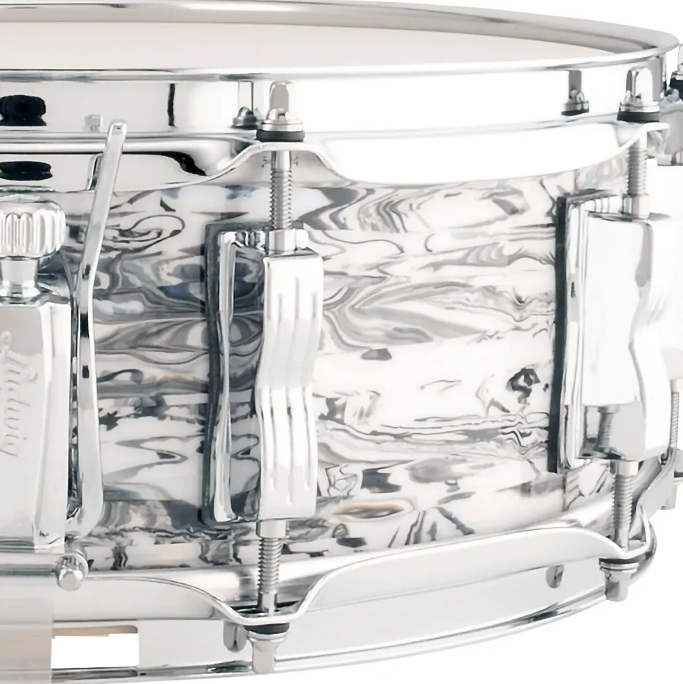 Ludwig Classic Maple Snare Drum - White Abalone 14 x 5 in.