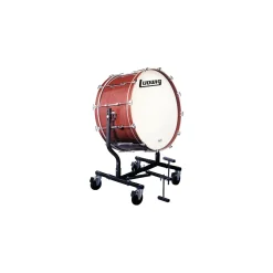 Ludwig Concert Bass Drum w/ LE787 Stand Mahogany Stain 18x36