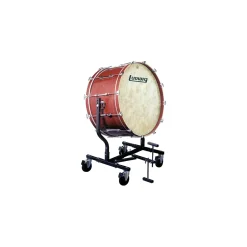 Ludwig Concert Bass Drum w/ Fiberskyn Heads & LE787 Stand Black Cortex 20x36