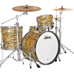 Ludwig Legacy Mahogany 3-Piece Fab Shell Pack with 22 in. Bass Drum Lemon Oyster
