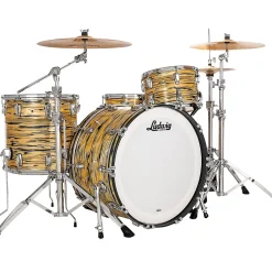 Ludwig Legacy Maple 3-Piece Pro Beat Shell Pack With 24" Bass Drum Lemon Oyster
