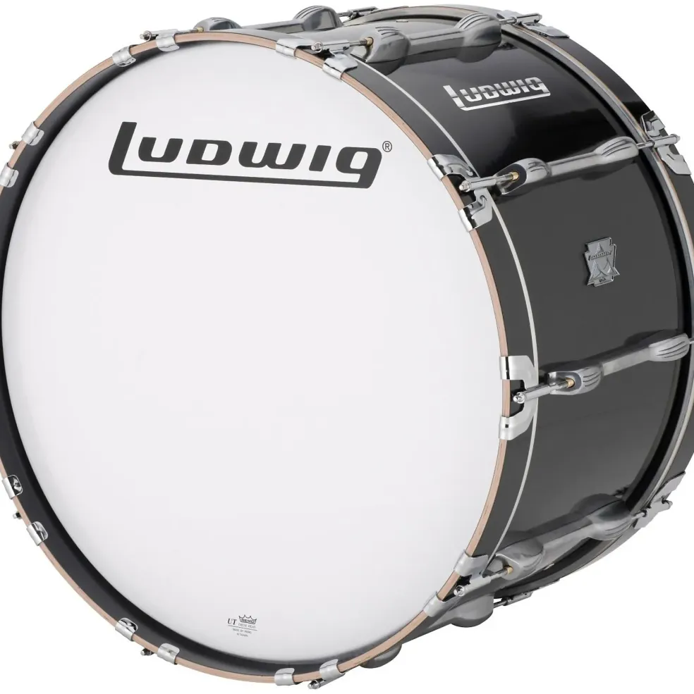 Ludwig Ultimate Marching Snare Drum, 14 x 12 in., White