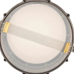 Ludwig Universal Series Black Brass Snare Drum with Black Nickel Die-Cast Hoops 14 x 6.5 in.
