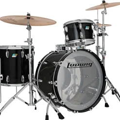 Ludwig Vistalite 3-Piece Pro Beat Shell Pack With 24" Bass Drum Smoke