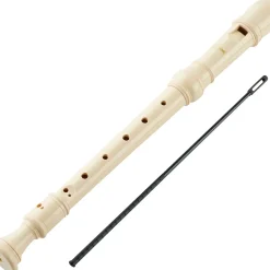 Lyons Premium 3-Piece Soprano Recorder Ivory