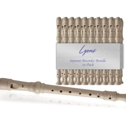 Lyons Soprano Recorder Value Bundle 25-Pack Ivory
