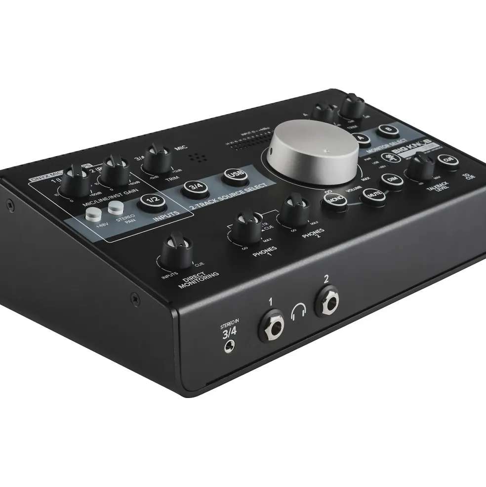Mackie Big Knob Studio 3x2 Studio Monitor Controller and Interface - 192kHz USB I/O