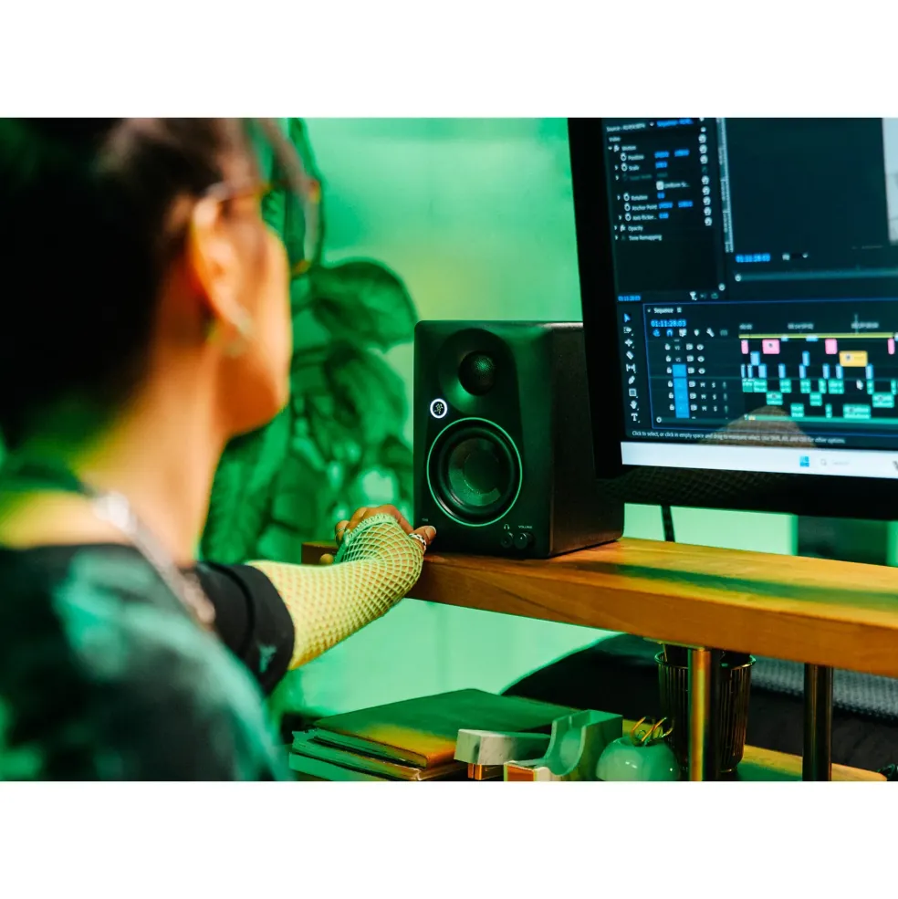 Mackie CR3.5 3.5" Powered Studio Monitors w/ Tone Control (Pair)