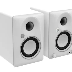 Mackie CR3.5BT-LTD-WHT 3.5" Limited Edition White Powered Studio Monitors w/ Tone Control and Bluetooth (Pair)