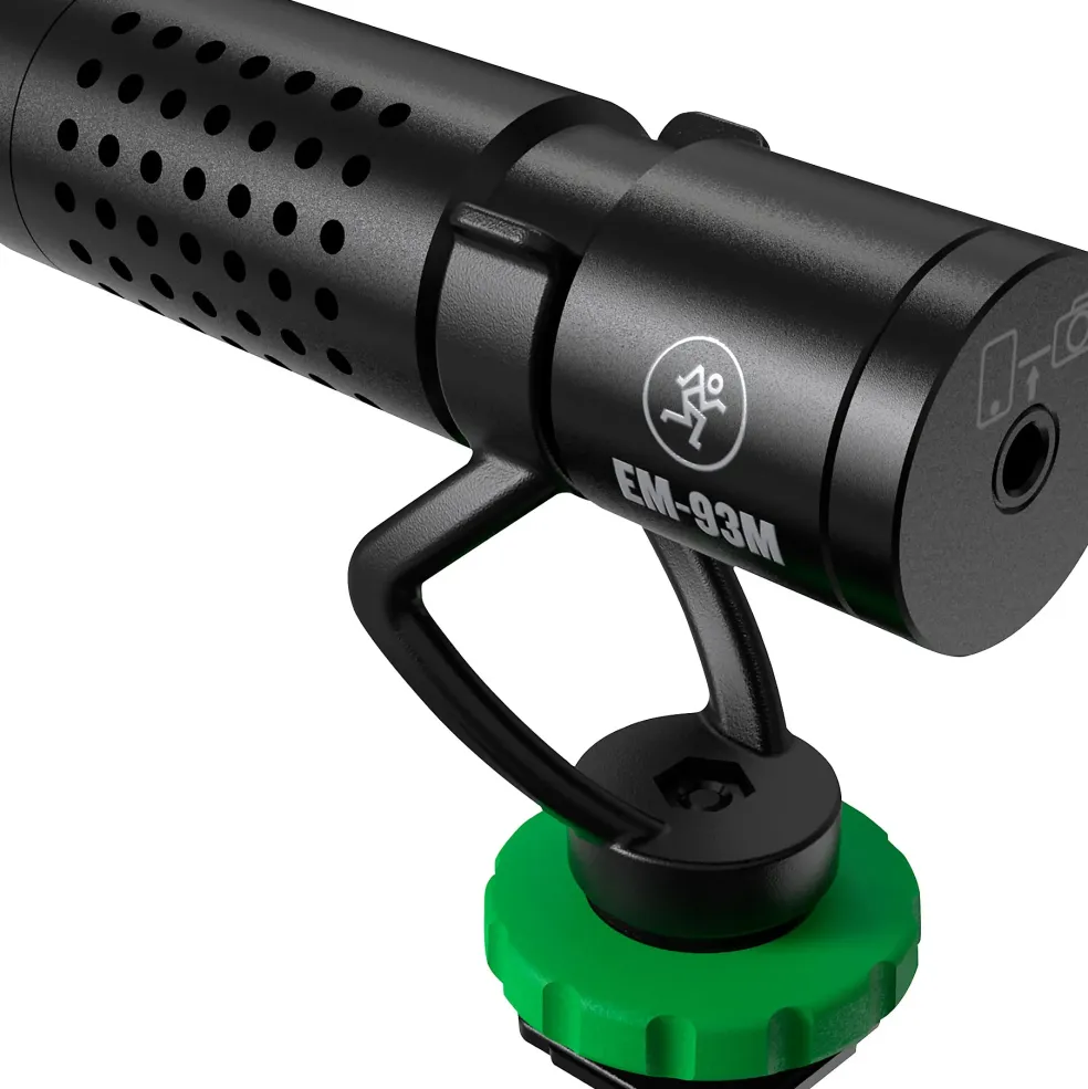 Mackie EM-93MK Complete Vlogger Kit with Dagger Microphone, Variable Temp. LED Light and Tripod