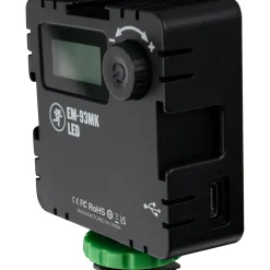 Mackie EM-93MK Complete Vlogger Kit with Dagger Microphone, Variable Temp. LED Light and Tripod