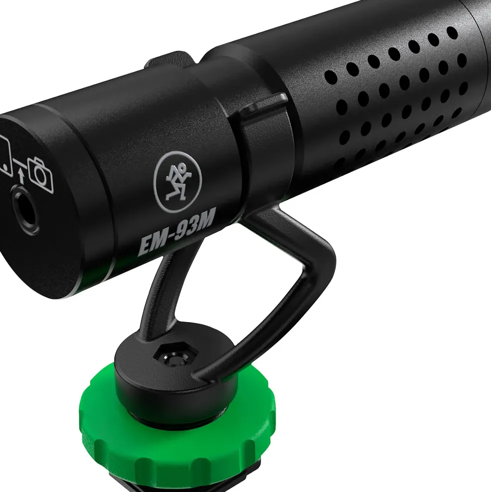 Mackie EM-93MK Complete Vlogger Kit with Dagger Microphone, Variable Temp. LED Light and Tripod