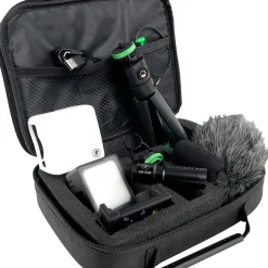 Mackie EM-93MK Complete Vlogger Kit with Dagger Microphone, Variable Temp. LED Light and Tripod