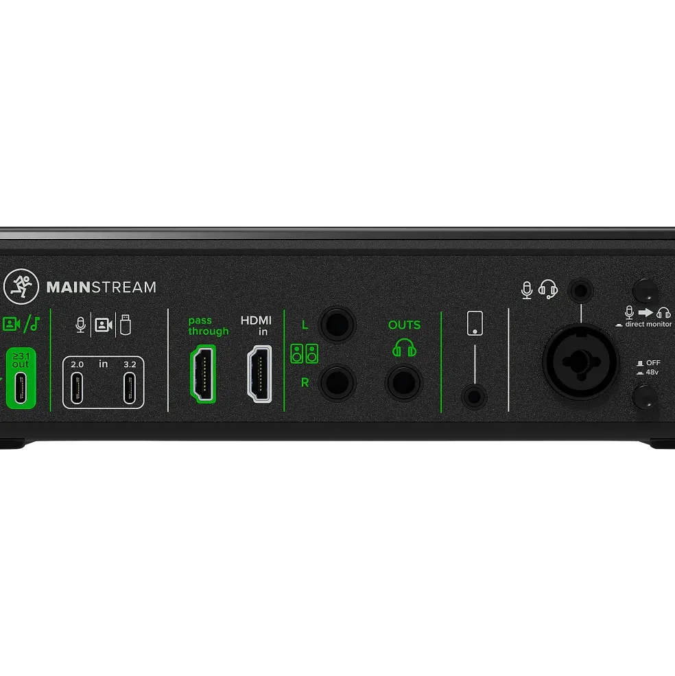 Mackie MainStream Complete Livestreaming and Video Capture Interface With Programmable Control Keys