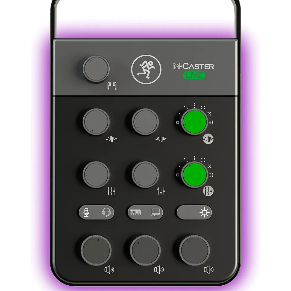 Mackie M-Caster Live Portable Livestreaming Mixer, Black
