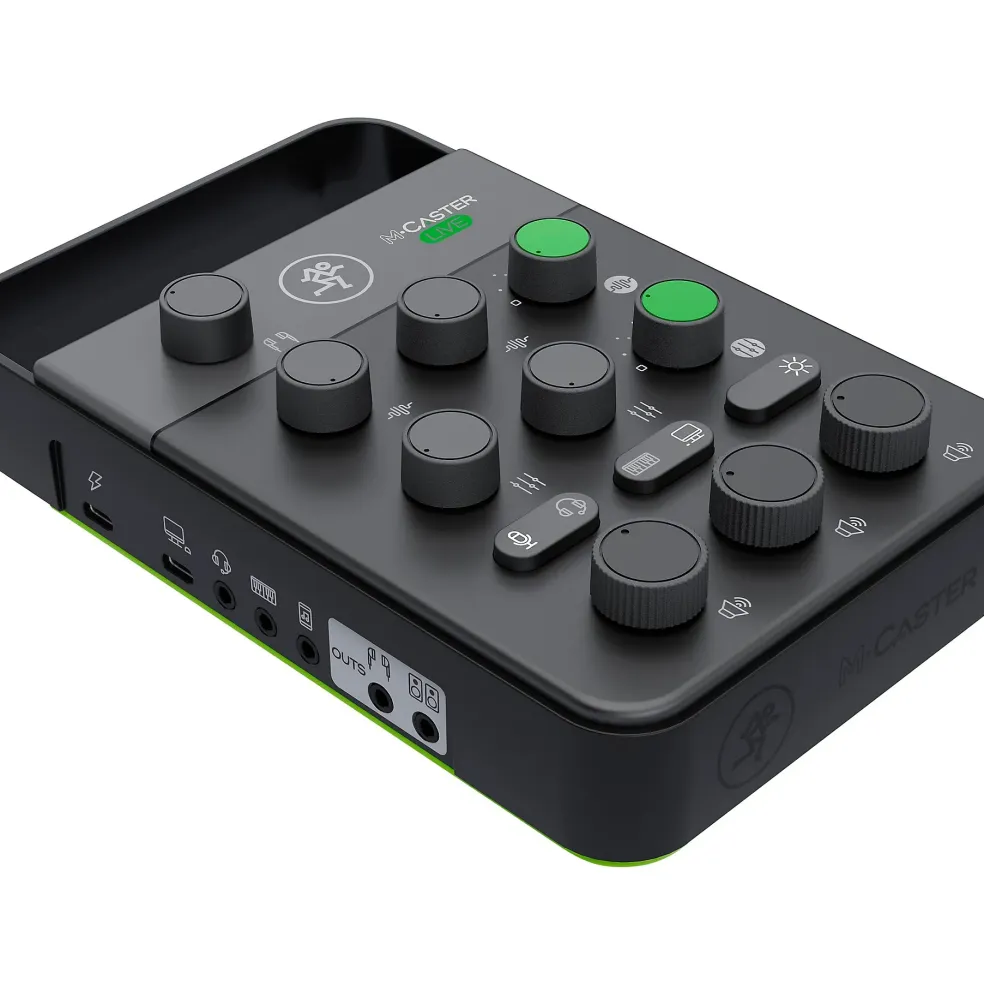 Mackie M-Caster Live Portable Livestreaming Mixer, Black