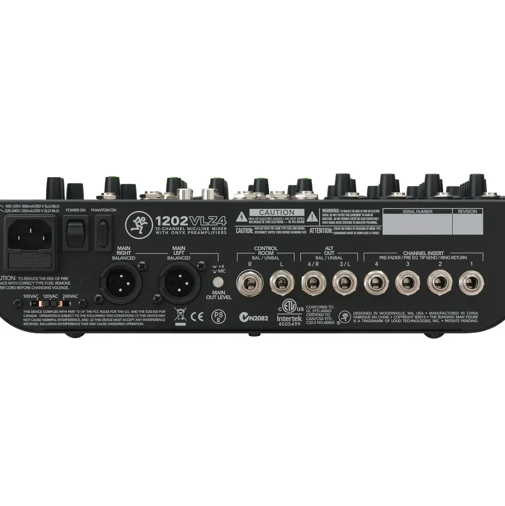 Mackie VLZ Series 1202VLZ4 12-Channel Compact Mixer