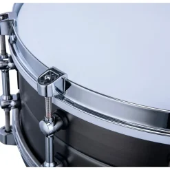 Majestic Opus One Brass Shell Concert Snare Drum 14 x 4 in. Antique Nickel Brushed