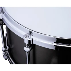 Majestic Opus One Cast Iron Concert Snare Drum 14 x 7 in. Antique Nickel Brushed