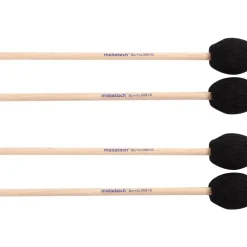 Malletech Burritt Marimba Mallets Set of 4 (2 Matched Pairs) 18