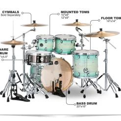 Mapex Armory Series Exotic Fusion 5-Piece Shell Pack With 20