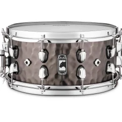 Mapex Black Panther Persuader Snare Drum 14 x 6.5 in. Hammered Brass Antique Nickel Plated