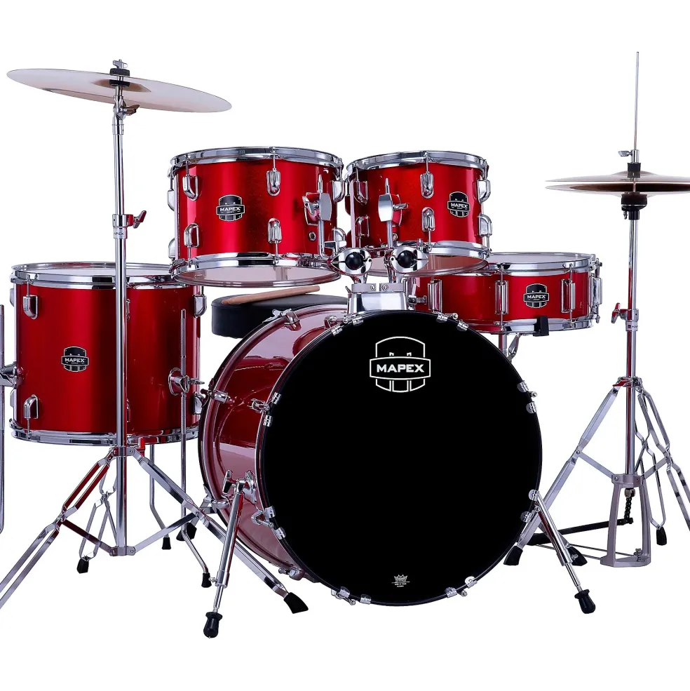 Mapex Comet 5-Piece Drum Kit With 20" Bass Drum Infra Red