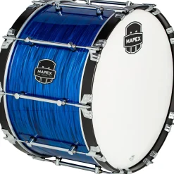 Mapex Quantum Mark II Drums on Demand Series Blue Ripple Bass Drum 32 in.