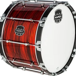 Mapex Quantum Mark II Drums on Demand Series Red Ripple Bass Drum 18 in.