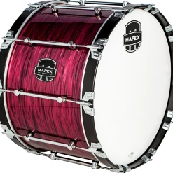 Mapex Quantum Mark II Drums on Demand Series Burgundy Ripple Bass Drum 18 in.