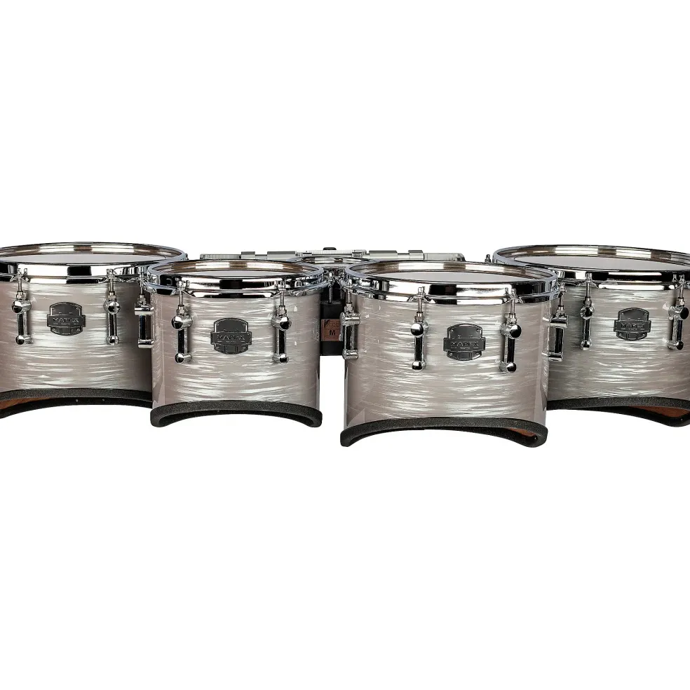 Mapex Quantum Mark II Drums on Demand Series Classic Cut Tenor Large Marching Quint 6, 10 ,12, 13, 14 in. Platinum Shale