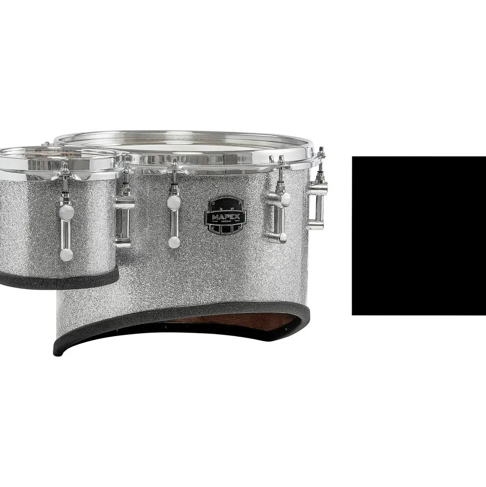 Mapex Quantum Mark II Series Classic Cut Tenor Large Marching Quint 6, 10 ,12, 13, 14 in. Gloss Black