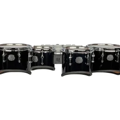 Mapex Quantum Mark II Series California Cut Tenor Small Marching Quad 8, 10, 12, 13 in. Gloss Black