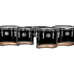 Mapex Quantum Mark II Series California Cut Single Marching Tenor & Shot Drum 6, 14 in. Gloss Black