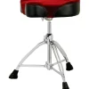 Mapex Saddle Top Double-Braced Drum Throne - Red Cloth Top