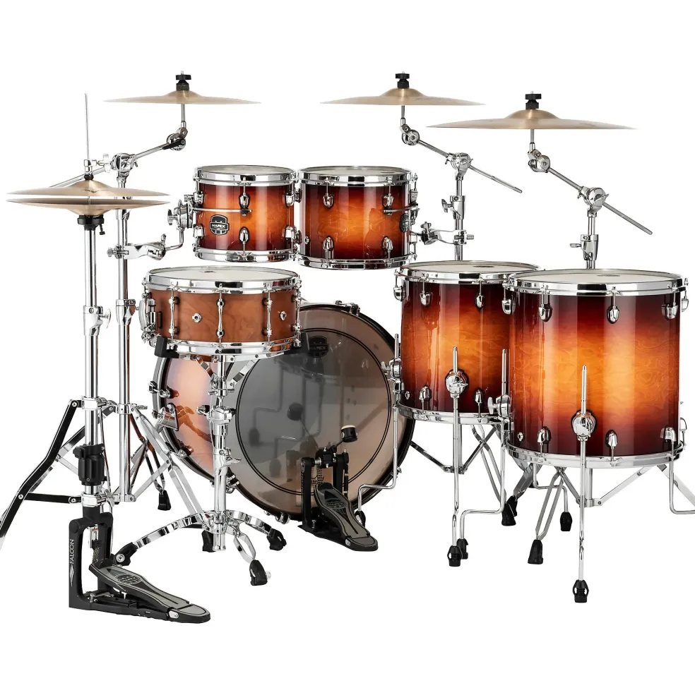 Mapex Saturn Evolution Workhorse Maple 5-Piece Shell Pack With 22" Bass Drum Exotic Sunburst