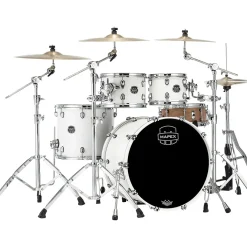 Mapex Saturn Rock 4-Piece Shell Pack With 22" Bass Drum Satin White