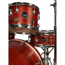 Mapex Venus Complete 5-Piece Drum Set With Hardware & Cymbals Redwood