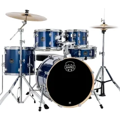 Mapex Venus 5-Piece Fusion Drum Set With Hardware and Cymbals Blue Sky Sparkle