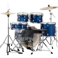 Mapex Venus 5-Piece Fusion Drum Set With Hardware and Cymbals Blue Sky Sparkle