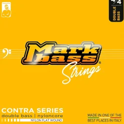 Markbass Contra Series Nylon Flat Wound Nyloncore Double Bass Strings 4/4