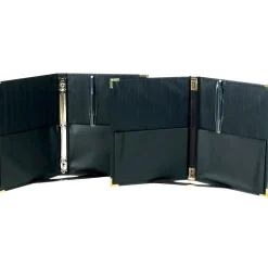 Marlo Plastics Premium Concert Choral Folder 9-1/4 x 12 with 3-ring binder - Black