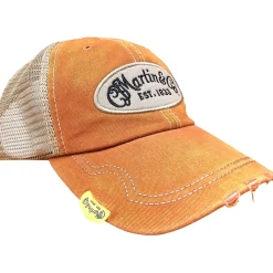 Martin Baseball Cap With Pick Holder, Orange