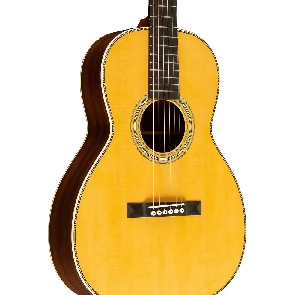 Martin Custom Shop 0 12-Fret Spruce-East Indian Rosewood Acoustic Guitar Natural